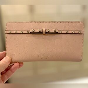 Kate Spade Pink Studded Wallet